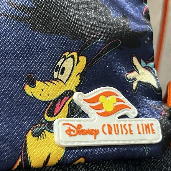 Disney Cruise Line Halloween Drawstring Bags Lot of 2 Mickey & Friends Candy Bag - Picture 3 of 4